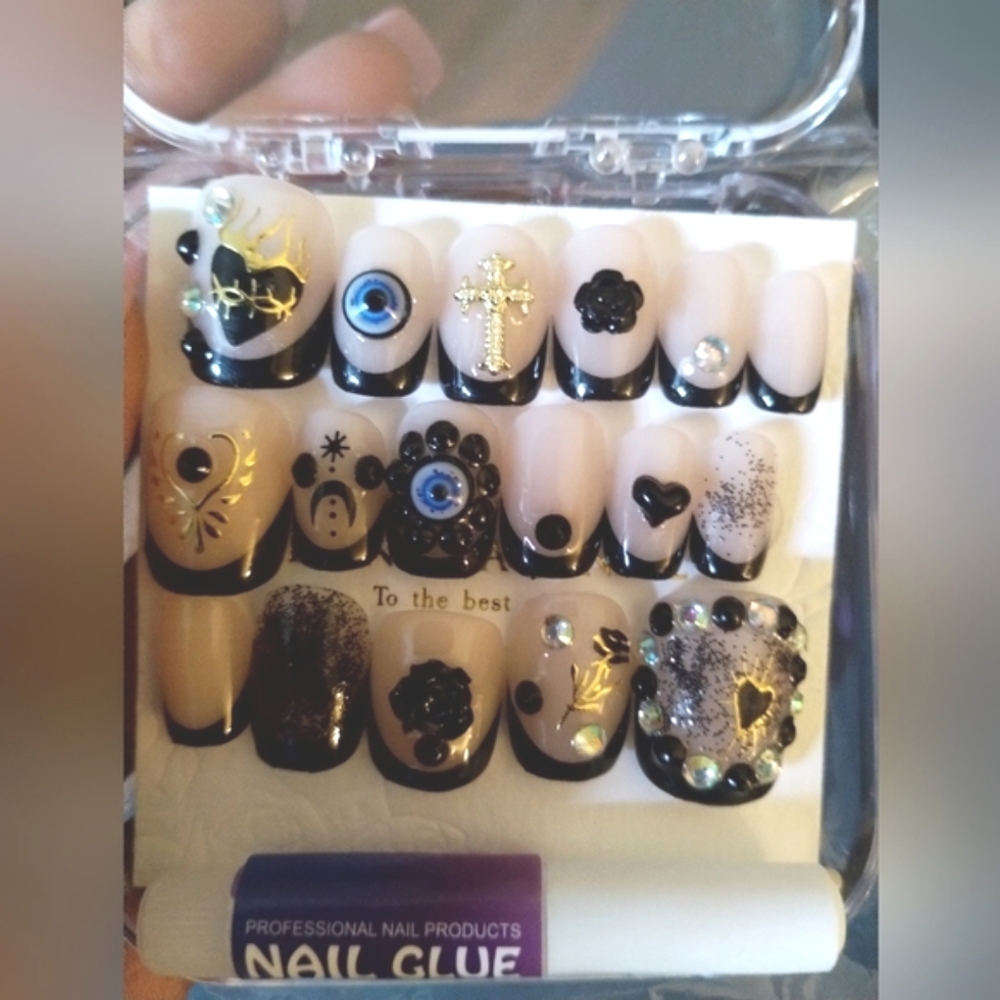 Handmade 3D Acrylic Gel nails